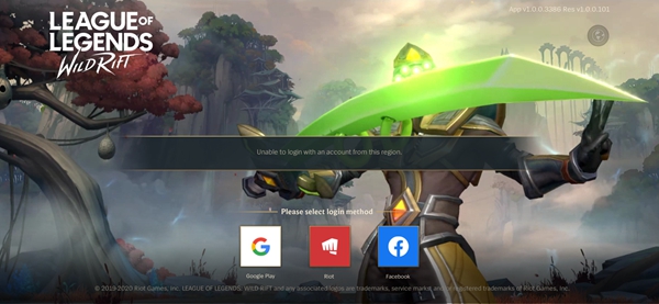 unable to login with an account-英雄联盟手游unable to login with an account解决方法