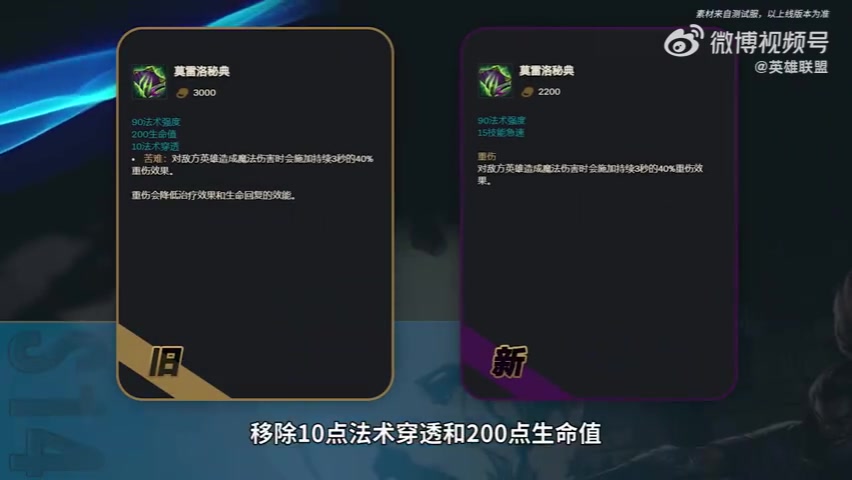 2024赛季装备介绍-莫雷洛秘典：降价800块新增15点技能急速