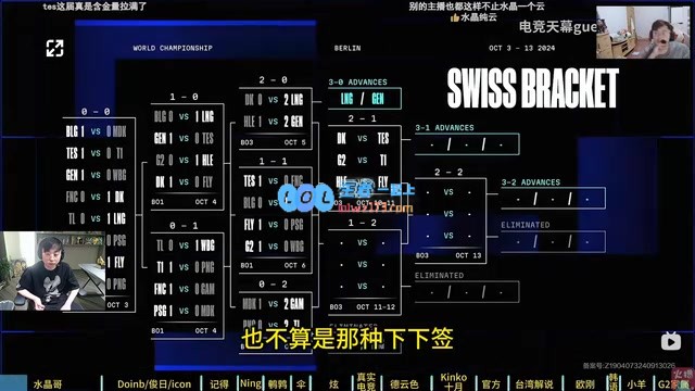 Sask分析抽签：TES输了LPL就有队伍要回家，LNG赢的对手都不够硬