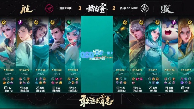 🎮Fly双大亚连率队翻盘！RW再次让二追三拿下胜利！RW3_2LGD