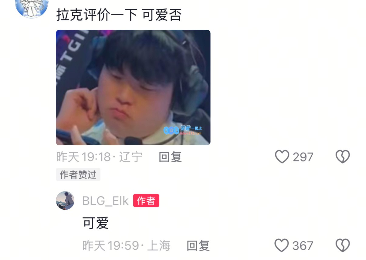 不敢说坏话？网友给出Bin比赛照片让Elk评价，Elk回复: